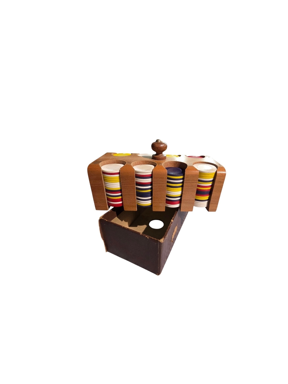 Vintage Mini Wooden Game Counter